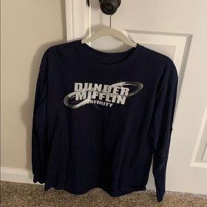 dunder mifflin infinity long sleeve shirt